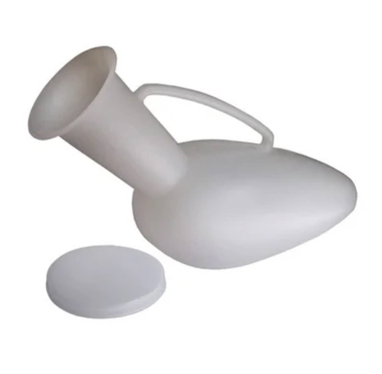 Urinol de plástcio c/ tampa Talinamed