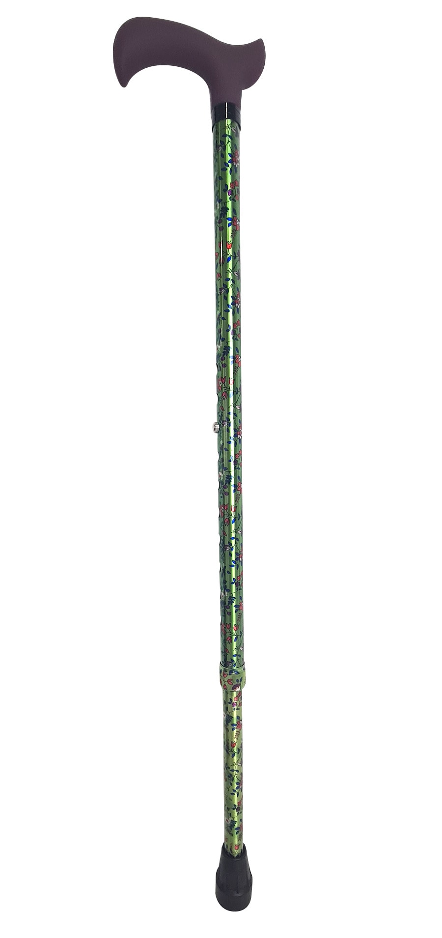 BENGALA AJUSTÁVEL AÇO DESIGN FLORA