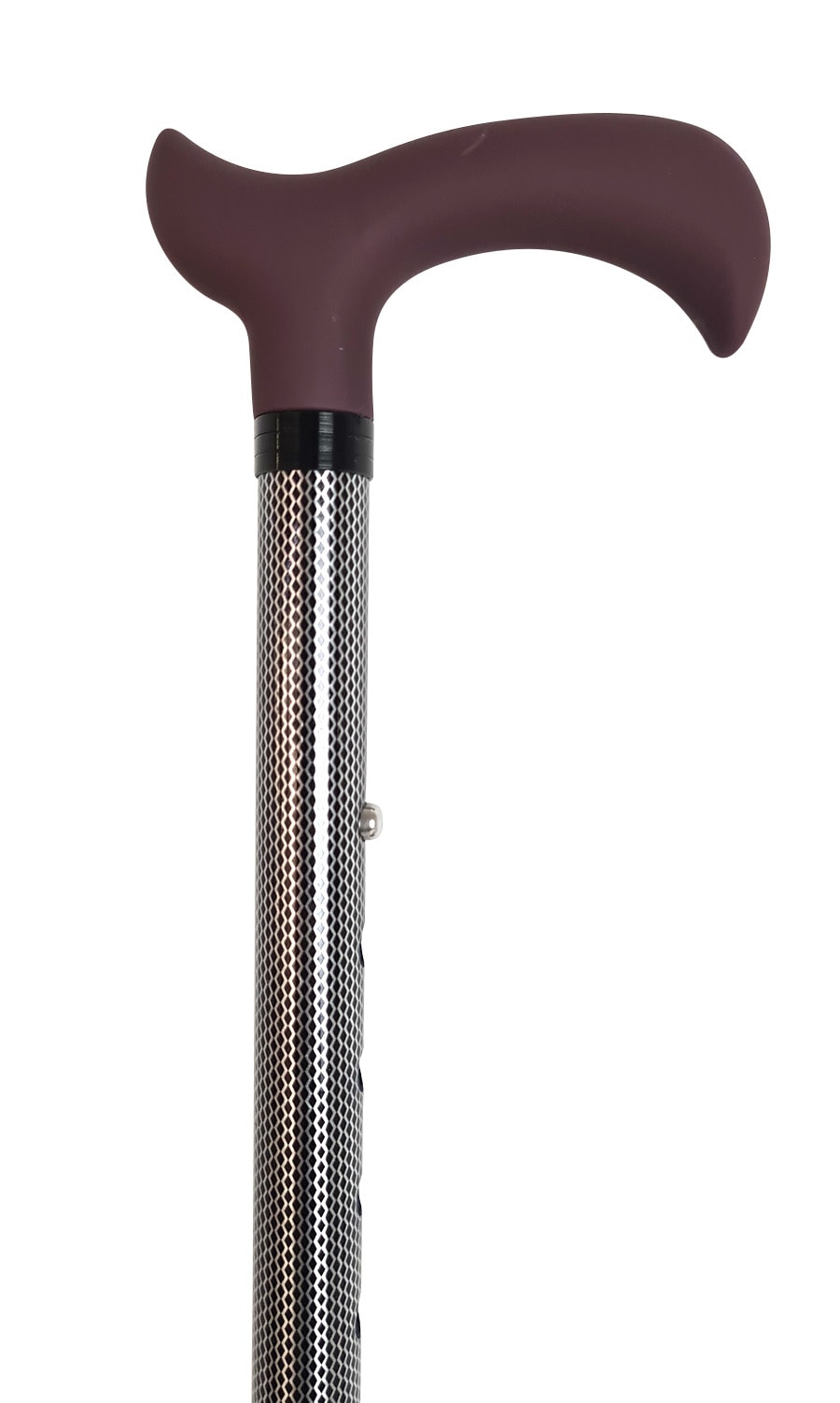 Bengala Dobrável Aço Design Branco e Preto 816074.B