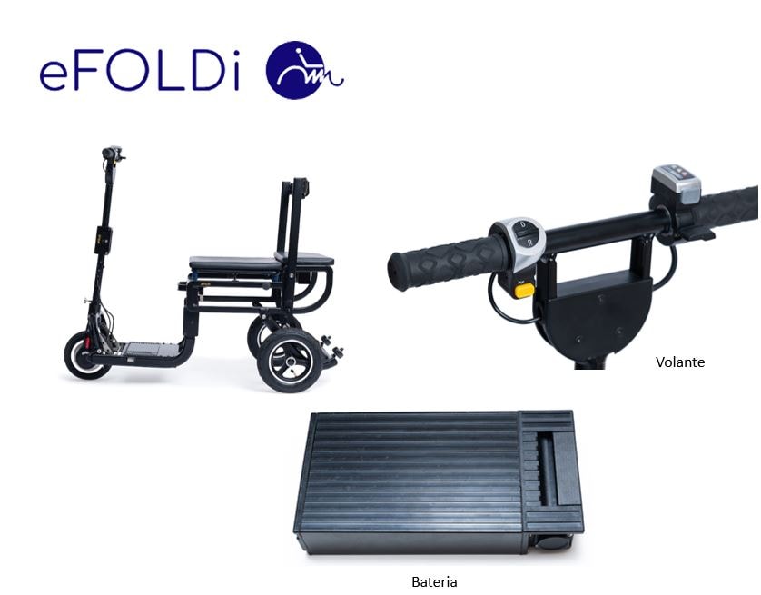 Scooter Encartável E-Foldi Lite