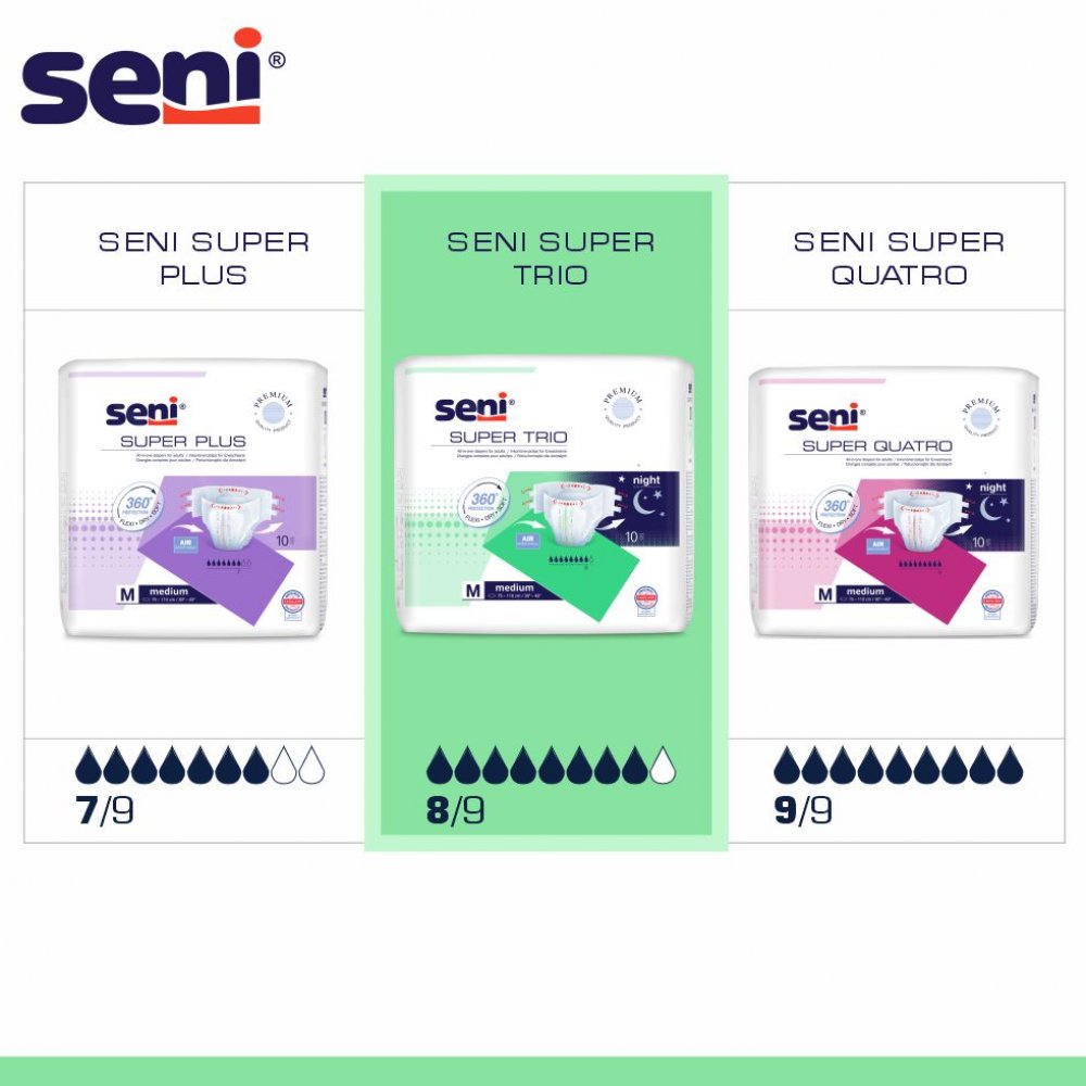 Fralda Seni Super Trio