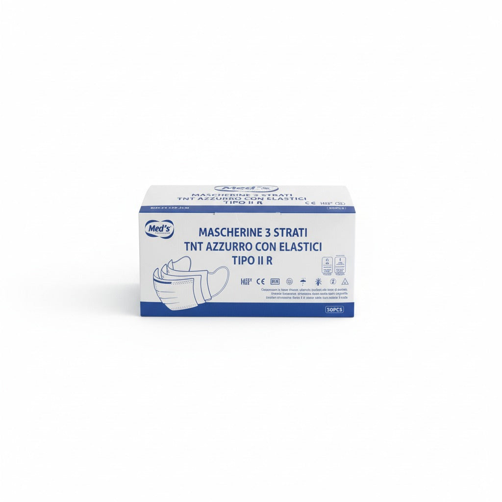 Máscaras Cirurg. Azuis c/ Elast.
