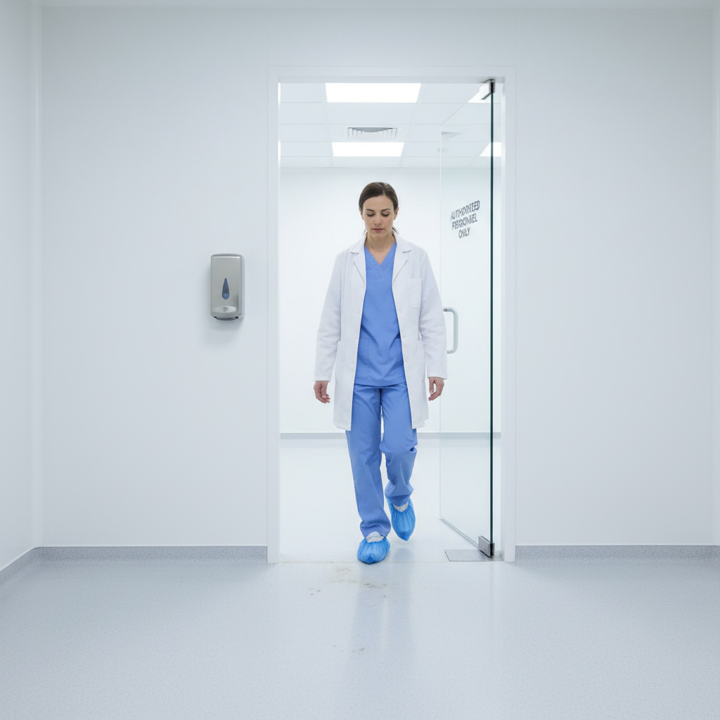 Capas para sapatos descartáveis - contexto de uso