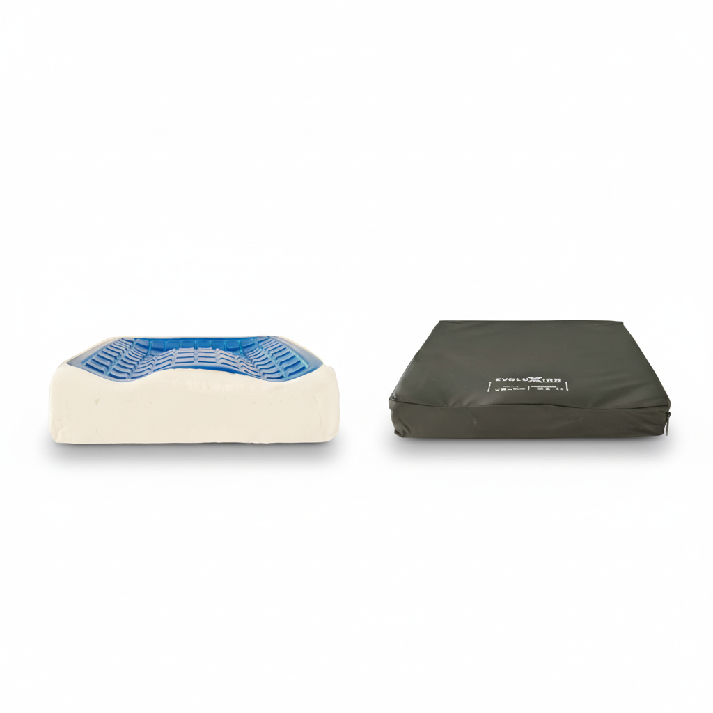 EVOGEL EV700 - almofada e capa escura lado a lado