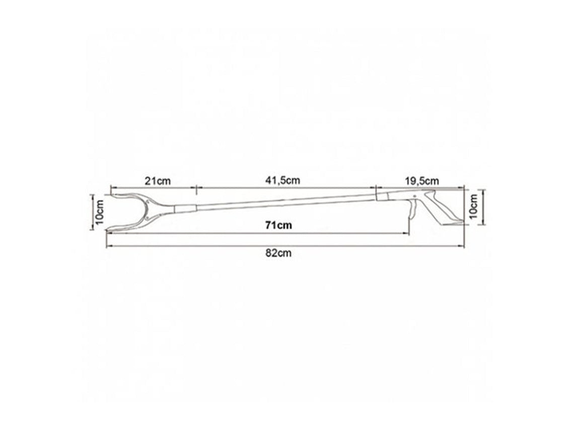 Pinça de pegar objetos rotativa AU122