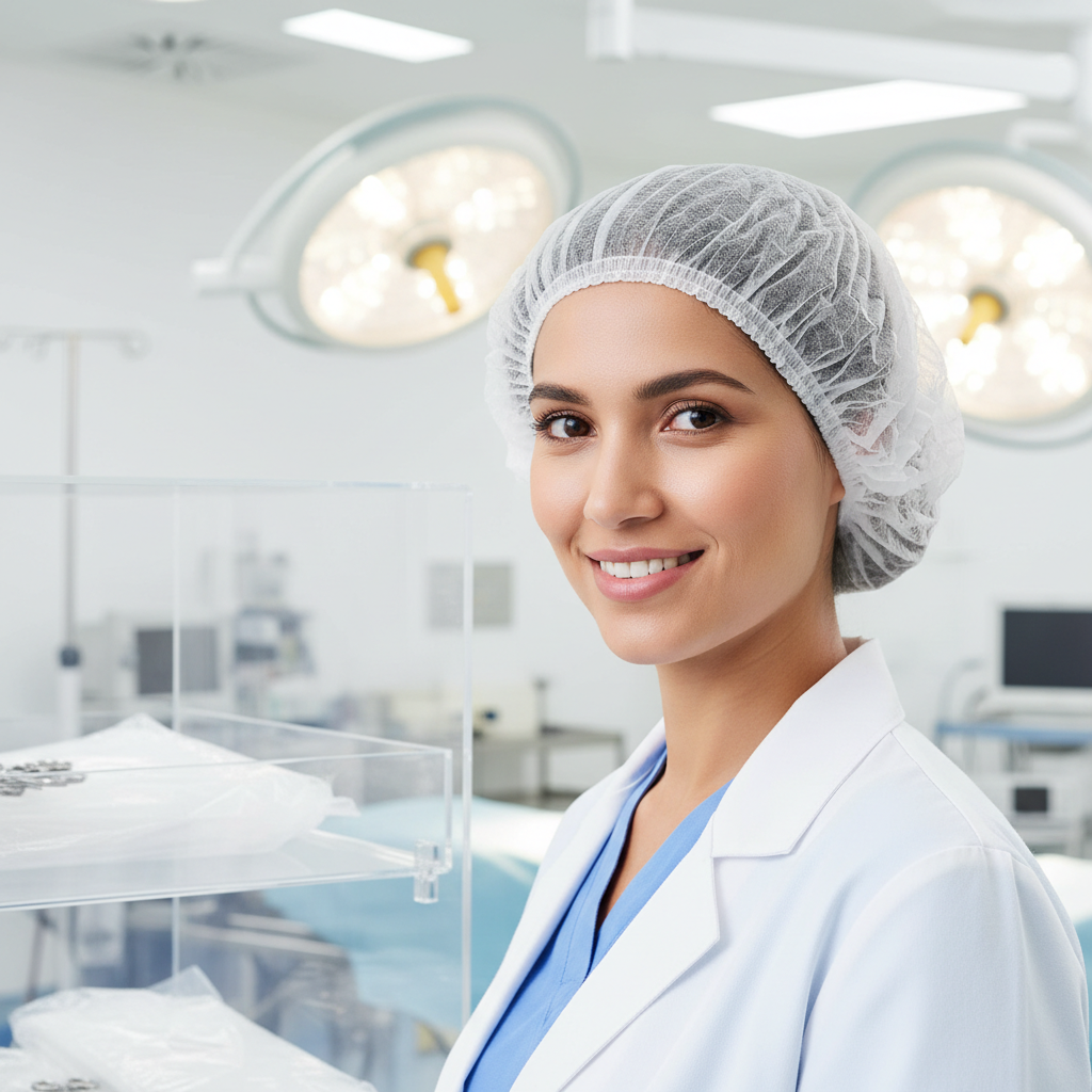 Toucas Brancas - em uso clínico